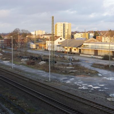 2013 Blick zum Bahnhof