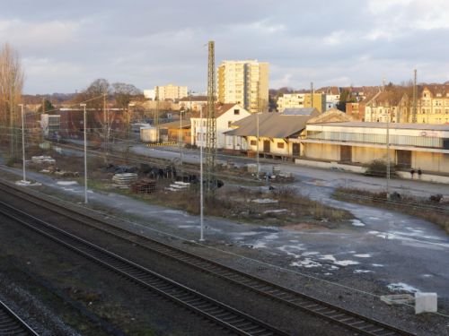 2013 Blick zum Bahnhof