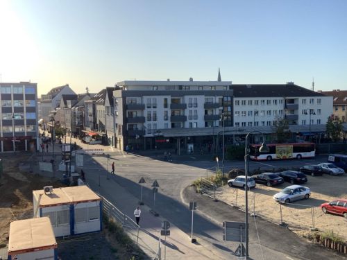 2019 Blick von der Bahnhofsbrücke Richtung Innenstadt