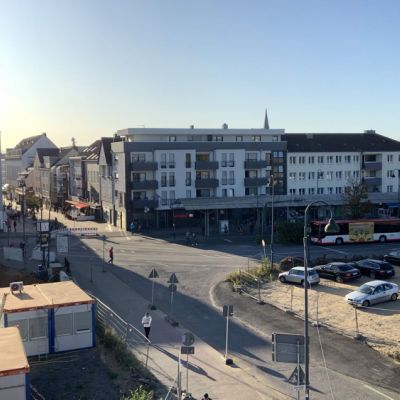 2019 Blick von der Bahnhofsbrücke Richtung Innenstadt